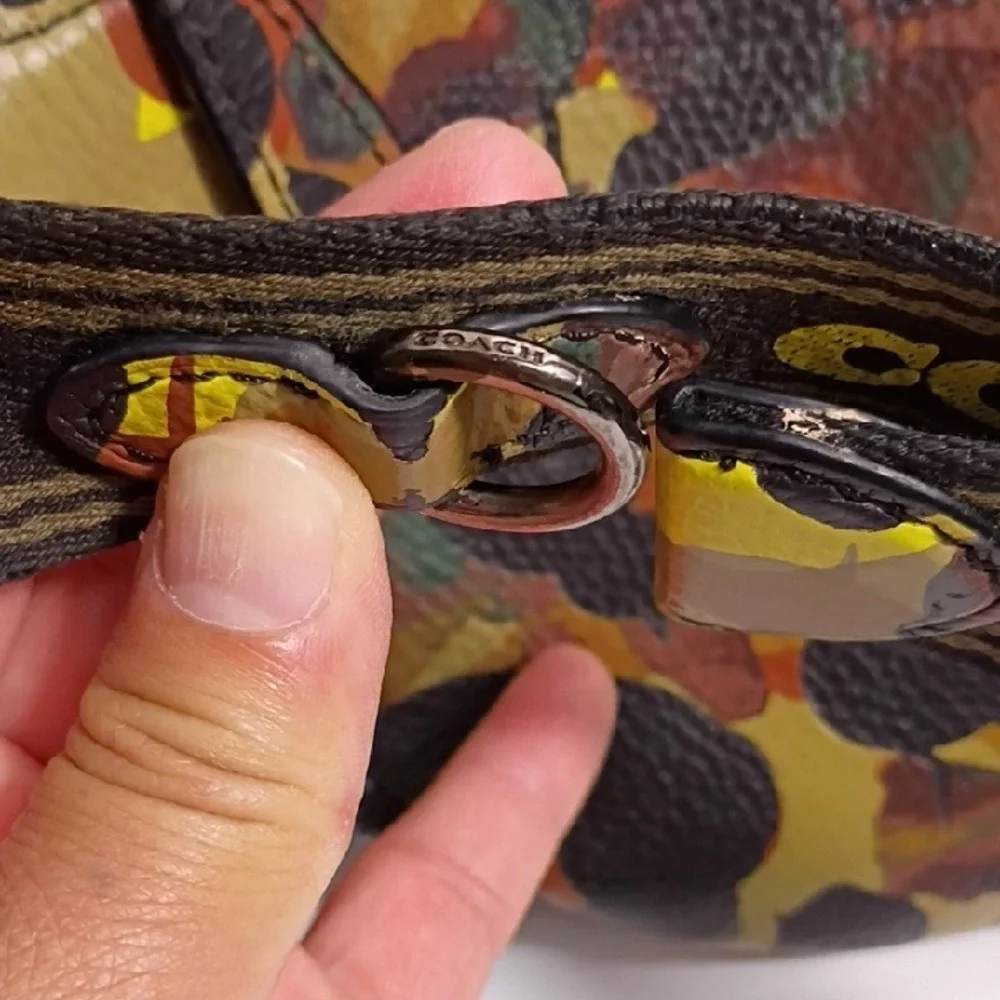 COACH Leatherware Camo‎ Belt Bag Crossbody Bag Urban Streetwear Fanny Pack6 - Picture 8 of 12